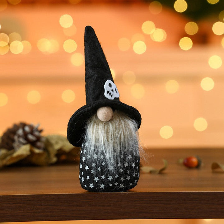 Halloween Gnome Doll Decoration for Festive Displays