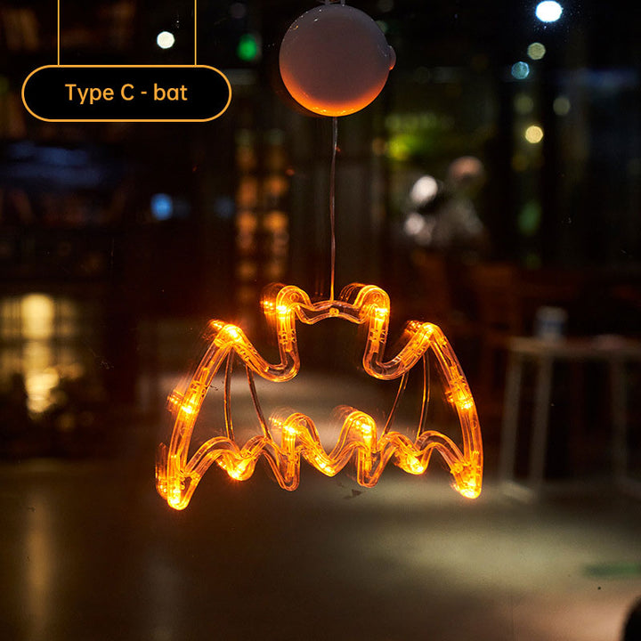 Halloween Suction Cup Lights for Glowing Window Décor