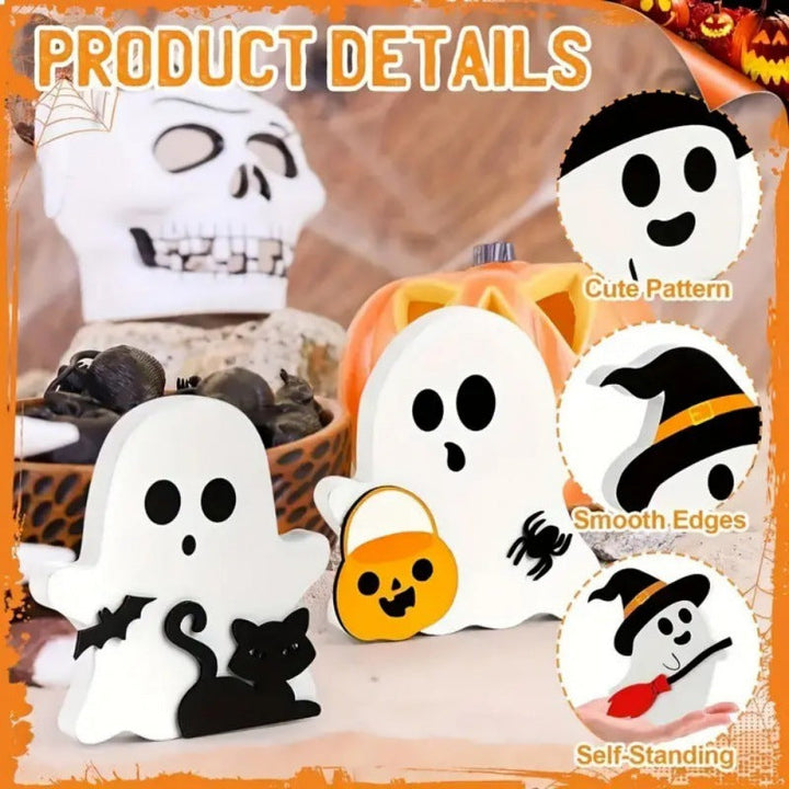Halloween Ghost Ornaments for Playful Seasonal Decor