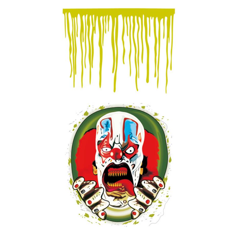 Halloween Toilet Seat Horror Decoration Adhesive Decal