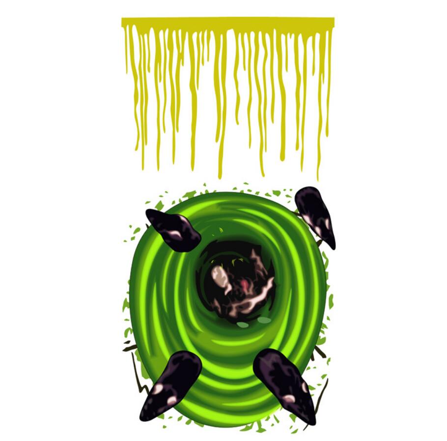 Halloween Toilet Seat Horror Decoration Adhesive Decal