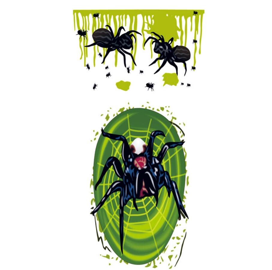 Halloween Toilet Seat Horror Decoration Adhesive Decal