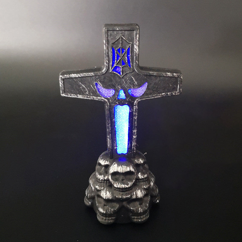 Halloween Tombstone Light for Multicolor Spooky Glow