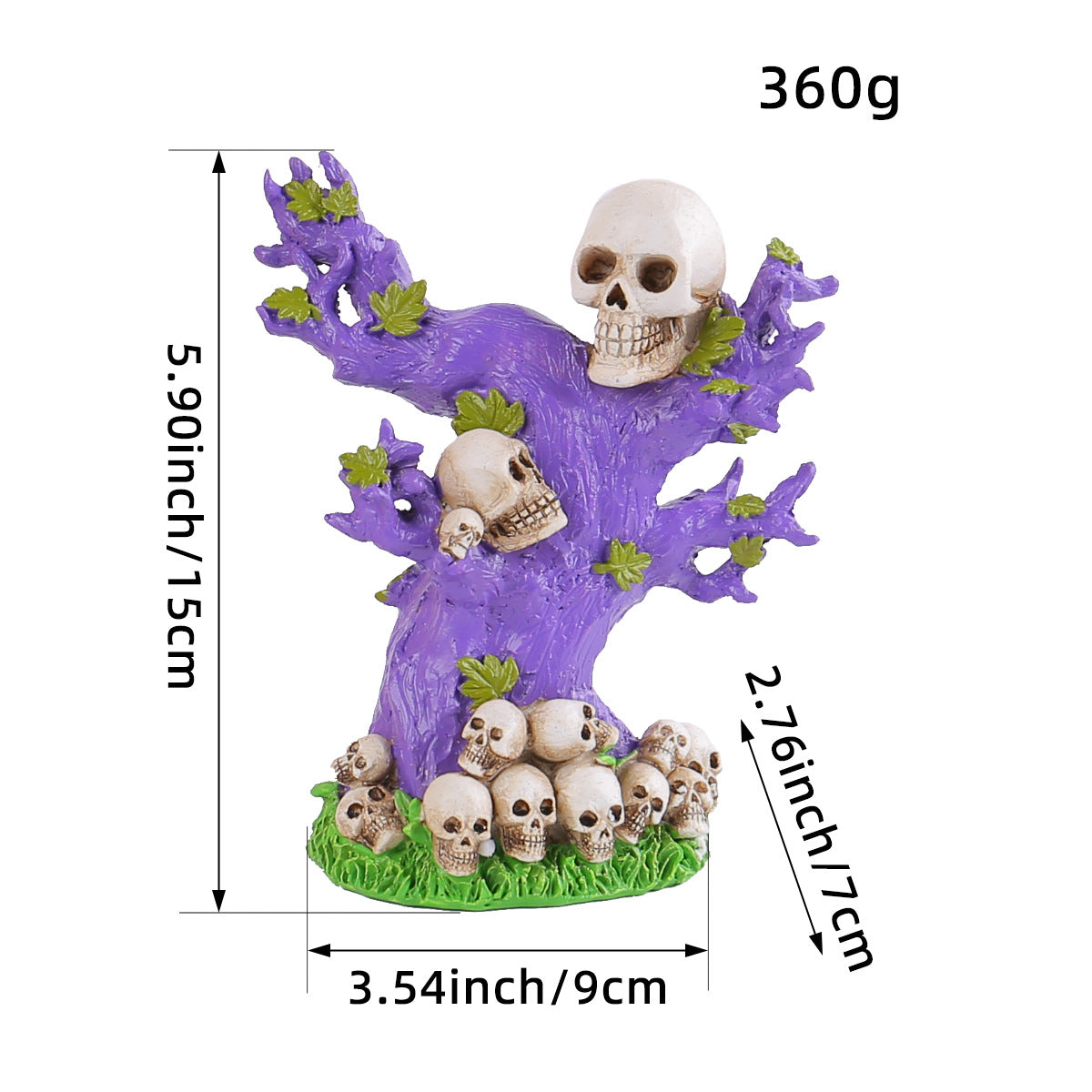 Halloween Tree Spirit Ornaments for Spooky Tables