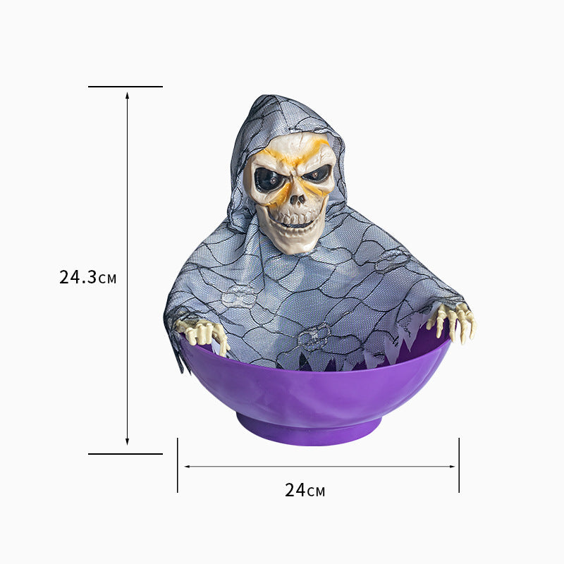 Halloween Ghost Fruit Bowl Spooky Party Centerpiece