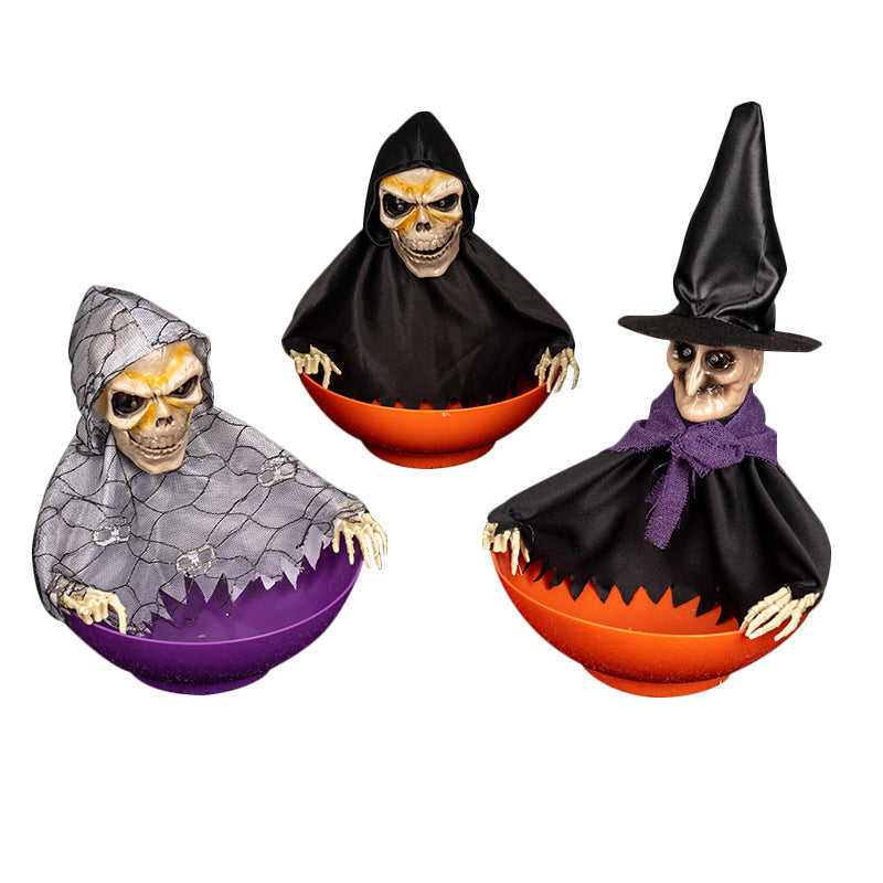 Halloween Ghost Fruit Bowl Spooky Party Centerpiece