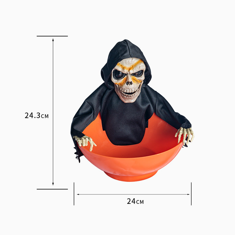 Halloween Ghost Fruit Bowl Spooky Party Centerpiece
