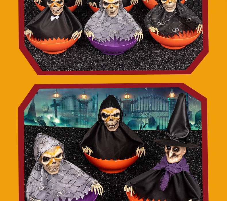 Halloween Ghost Fruit Bowl Spooky Party Centerpiece
