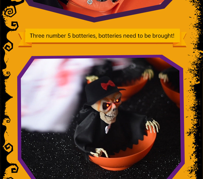 Halloween Ghost Fruit Bowl Spooky Party Centerpiece