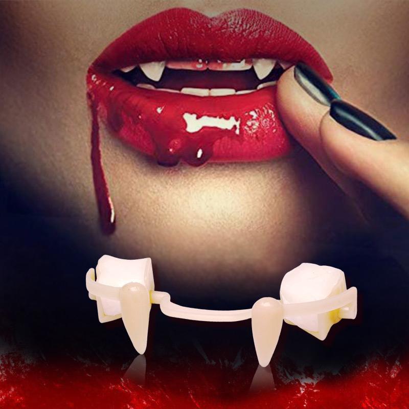Retractable Vampire Fangs for Easy Halloween Costumes