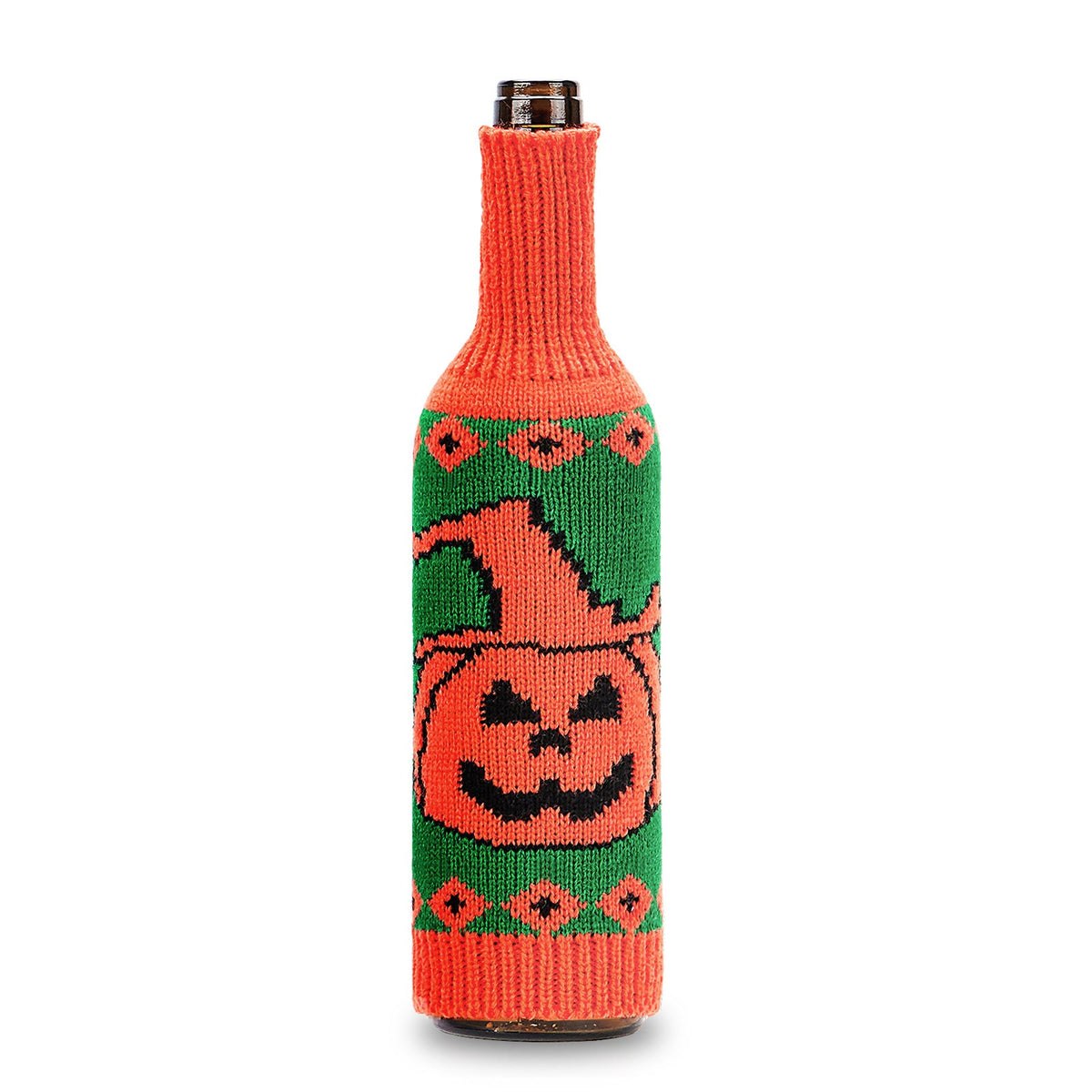 Halloween Wine Bottle Covers for Spooky Party Tables