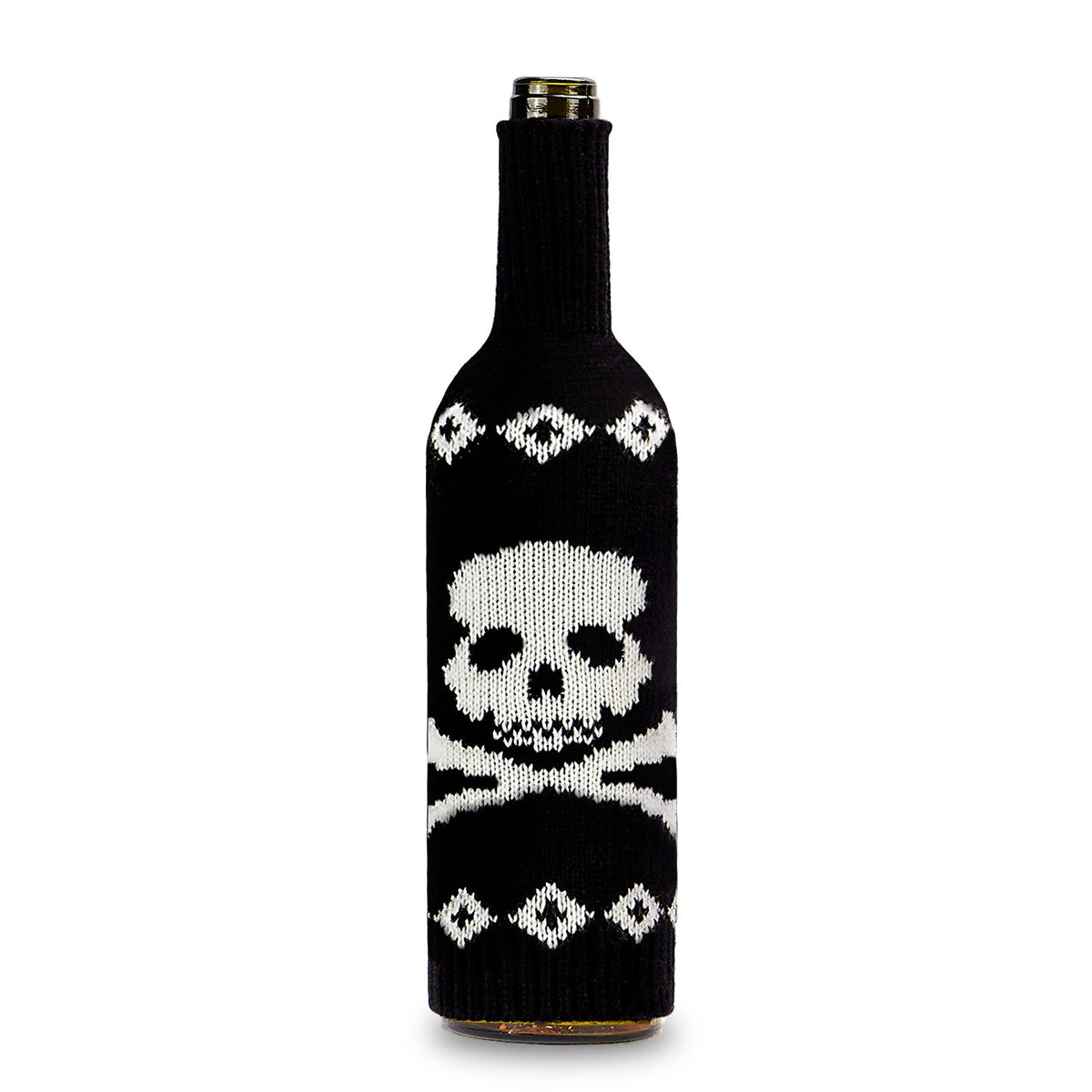 Halloween Wine Bottle Covers for Spooky Party Tables