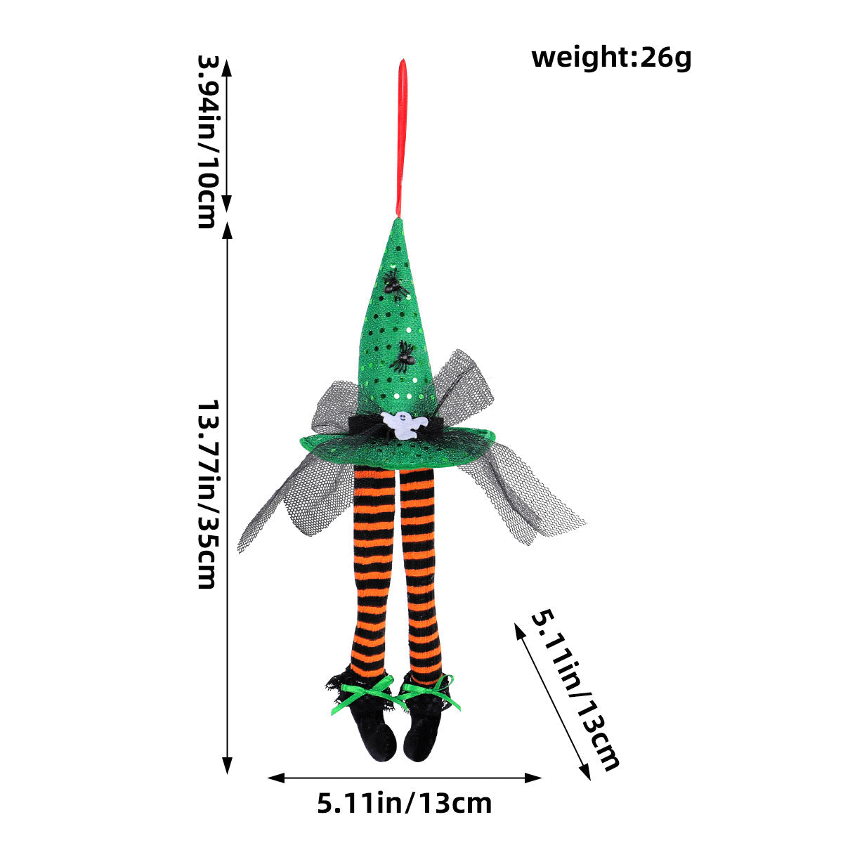 Halloween Witch Hat Decorations – 3-Piece Display
