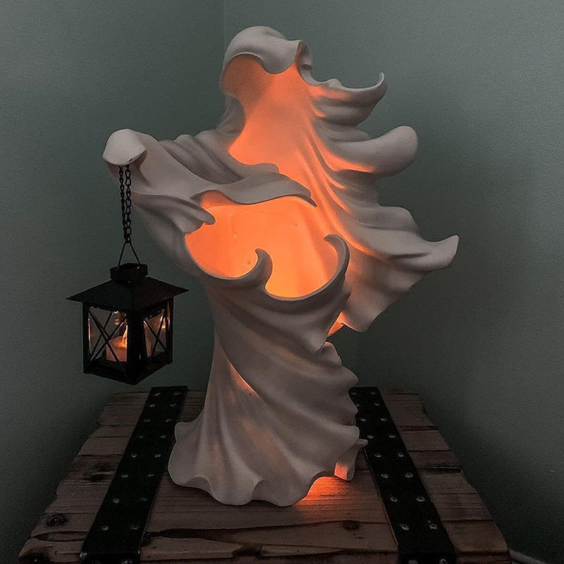 Halloween Ghost Lantern Decor for Spooky Displays