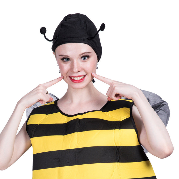 Cute Bee Halloween Costume With Wings and Antennae
