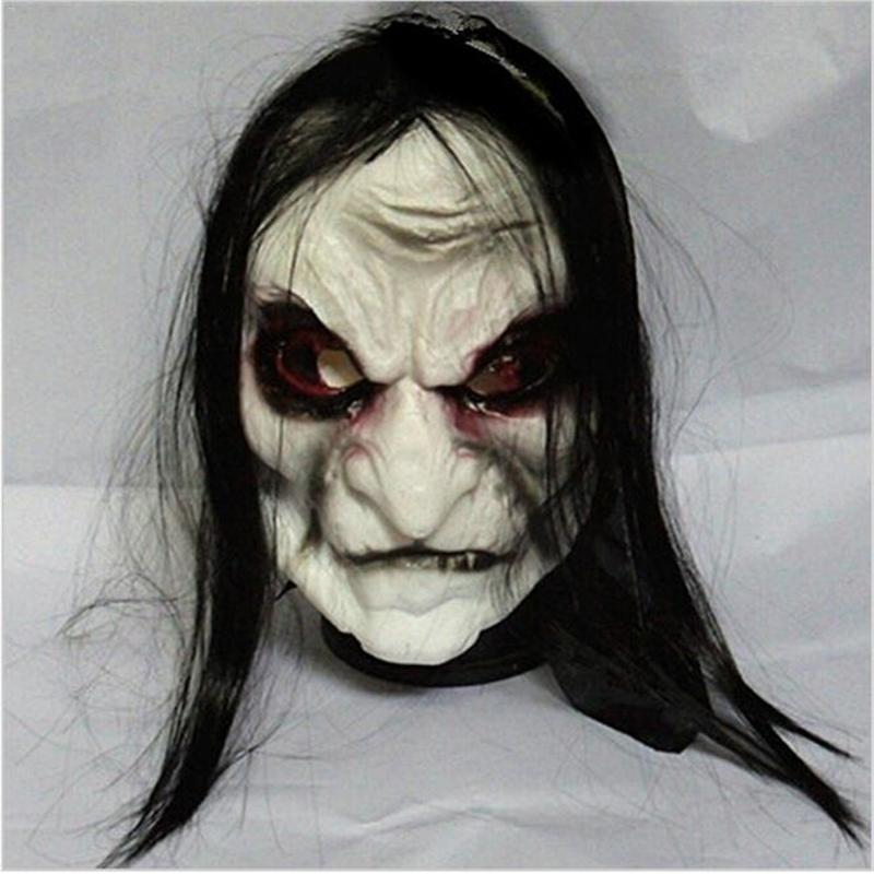 Long-Haired Zombie Mask for Instant Halloween Horror