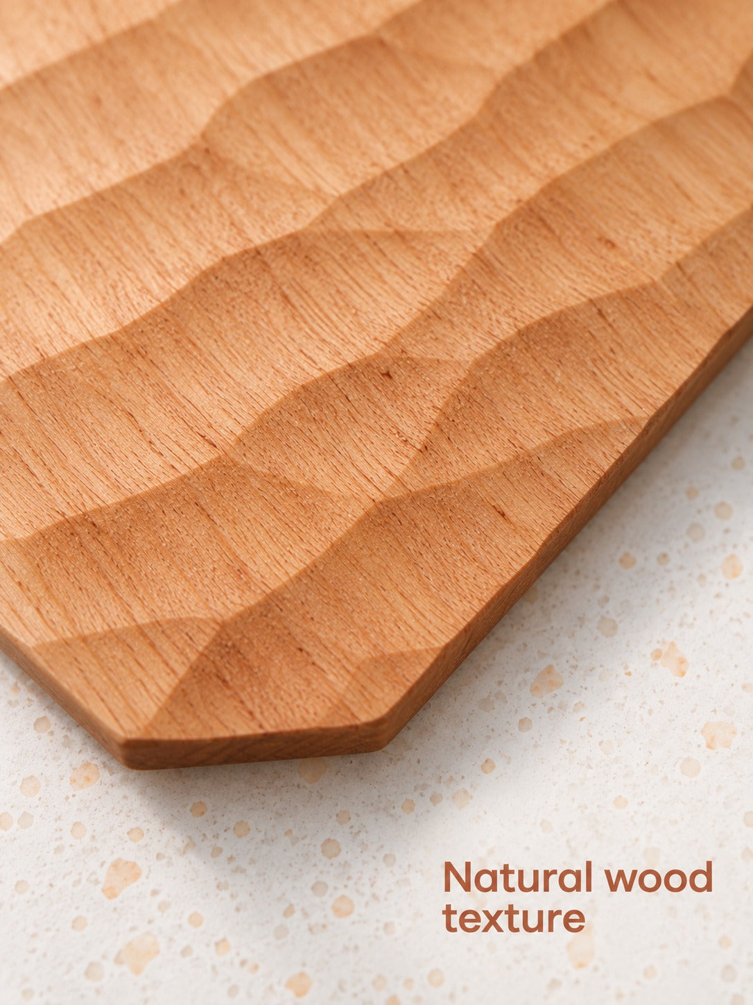 Cherry Wood Coaster, Hand-Carved Solid Wood Tea Coaster