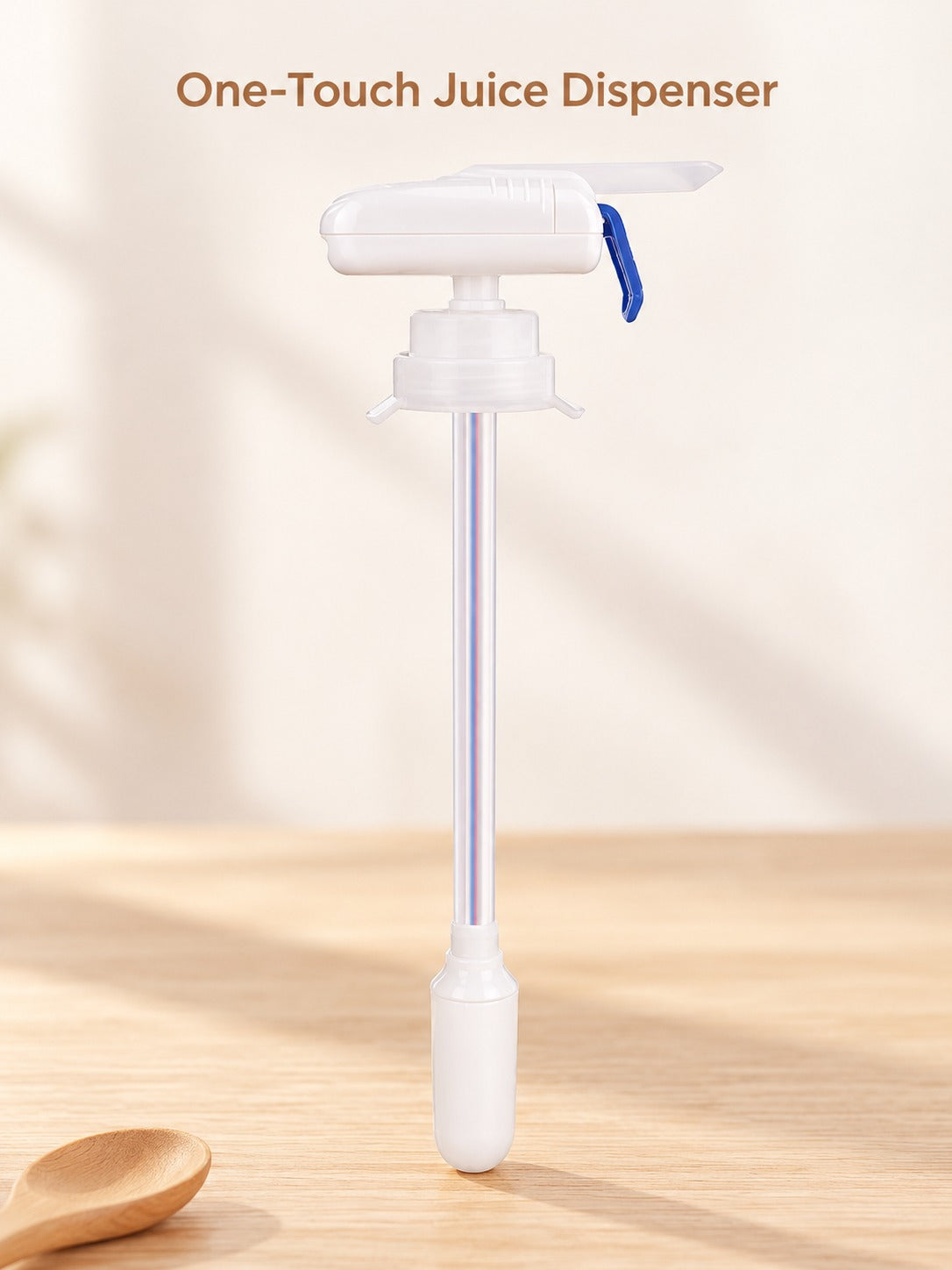 Electric One-Touch Juice Dispenser Straw for Bottles