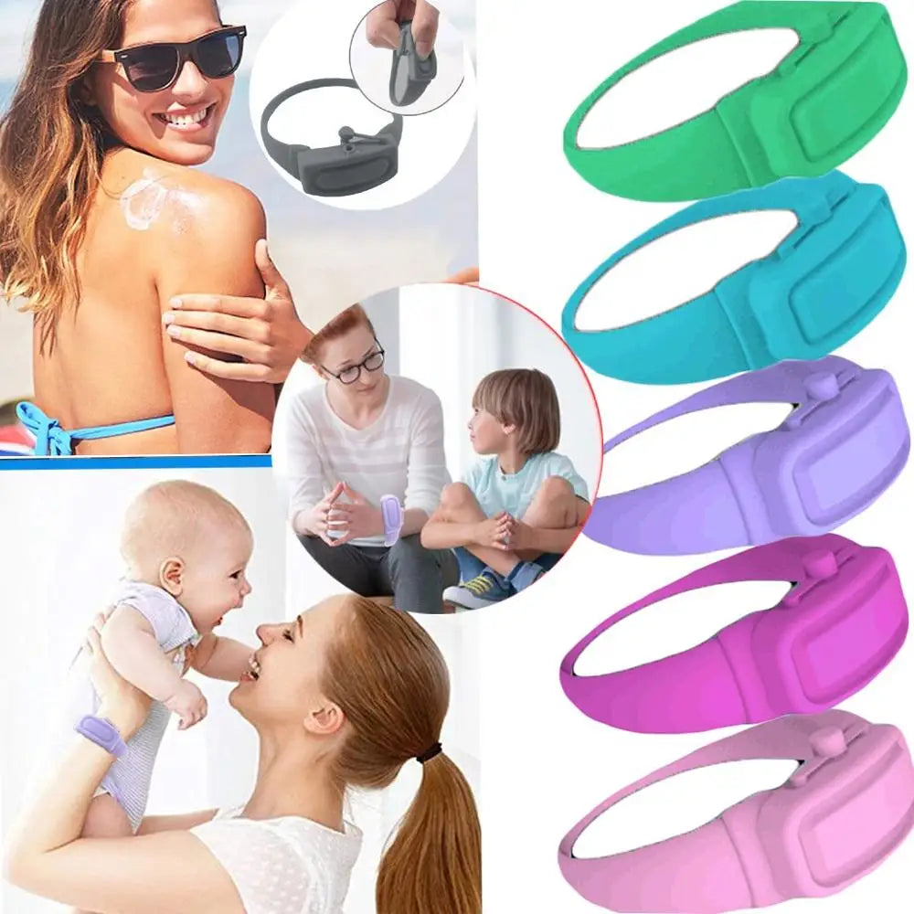 Silicone Hand Sanitizer Wristband Dispenser for Kids