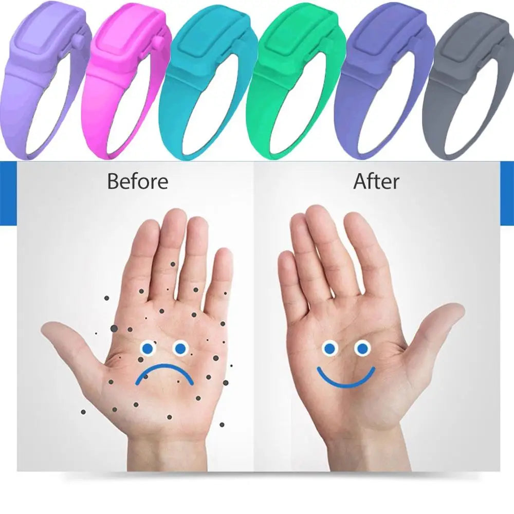 Silicone Hand Sanitizer Wristband Dispenser for Kids