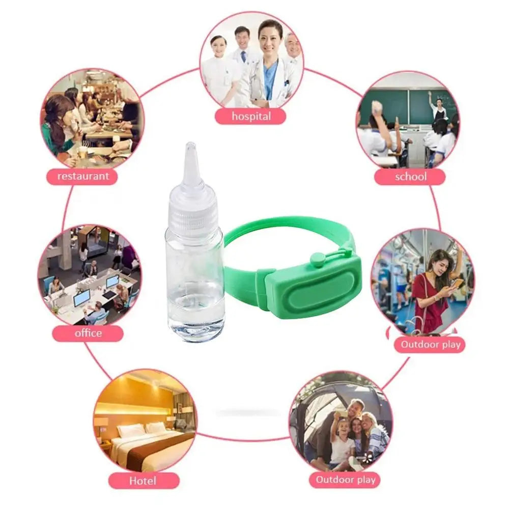Silicone Hand Sanitizer Wristband Dispenser for Kids