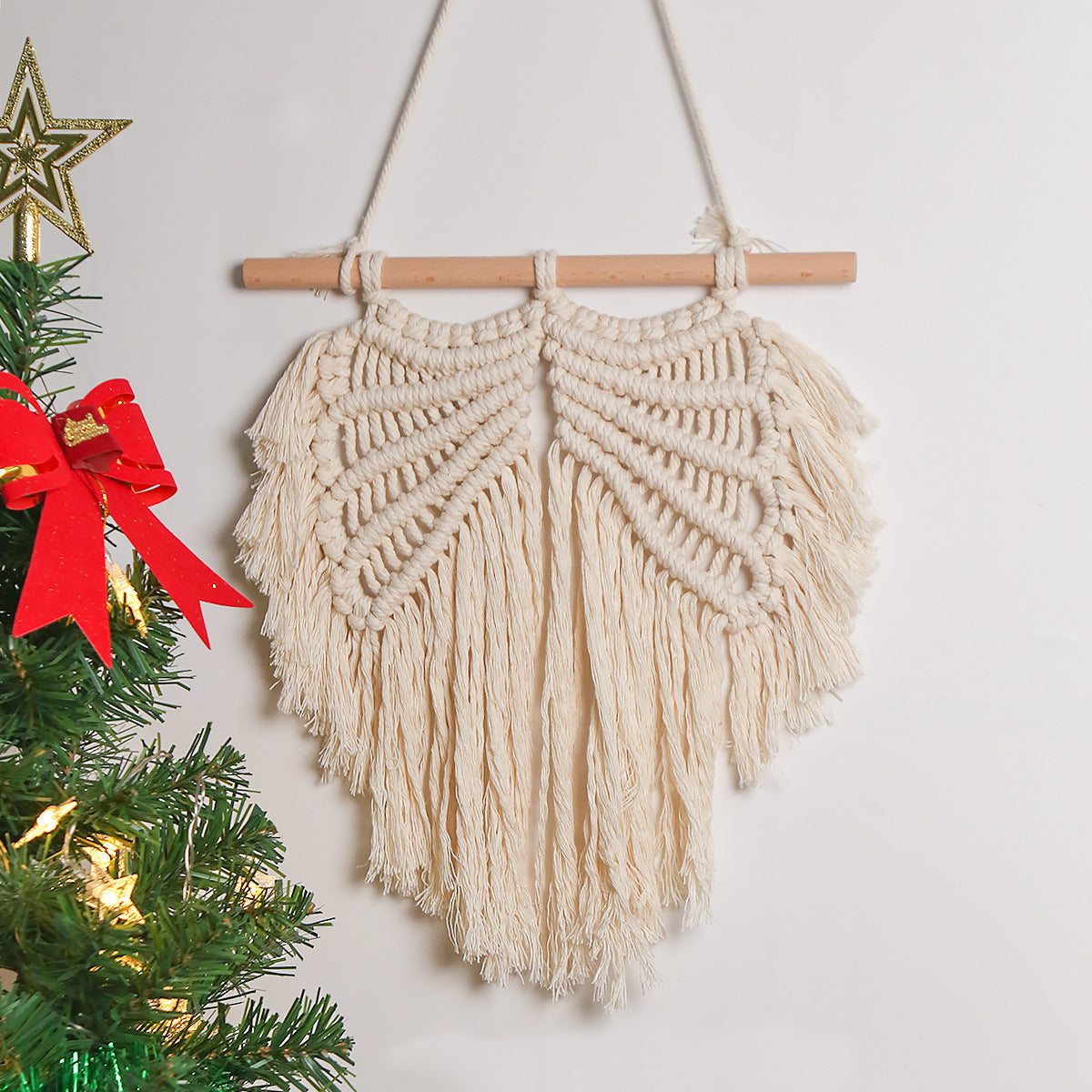 Woven Tapestry Wall Hanging for Warm Nordic Decor