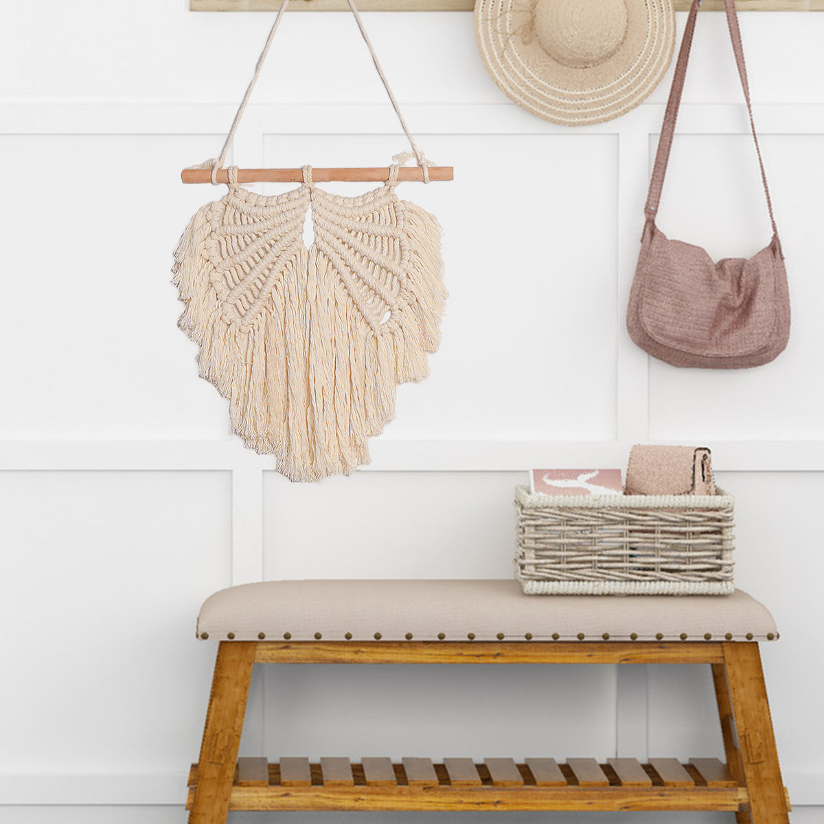 Woven Tapestry Wall Hanging for Warm Nordic Decor