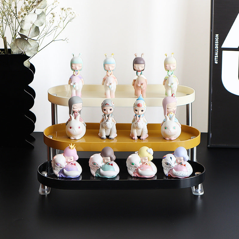 Three-Tier Desktop Display Stand for Figurines & Collectibles