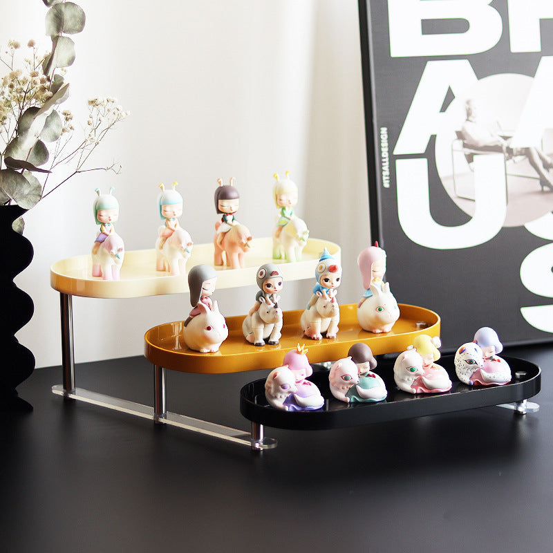 Three-Tier Desktop Display Stand for Figurines & Collectibles