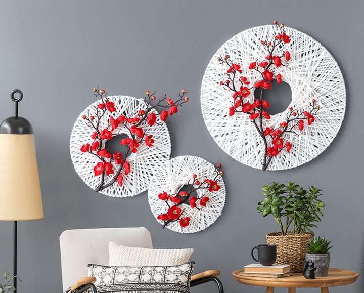 Handcrafted Floral Wall Art for Lasting Romantic Decor