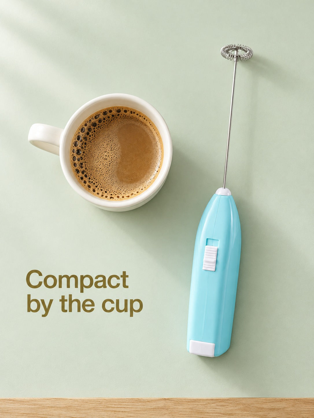 Handheld Electric Egg Beater for Eggs, Cream & Milk Froth