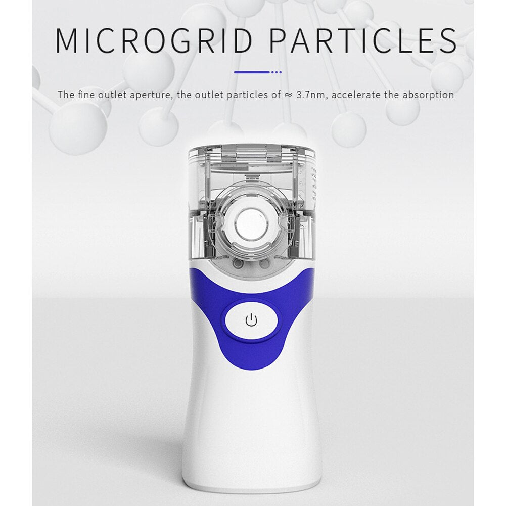 Portable Handheld Nebulizer with Quiet Two-Speed Mist
