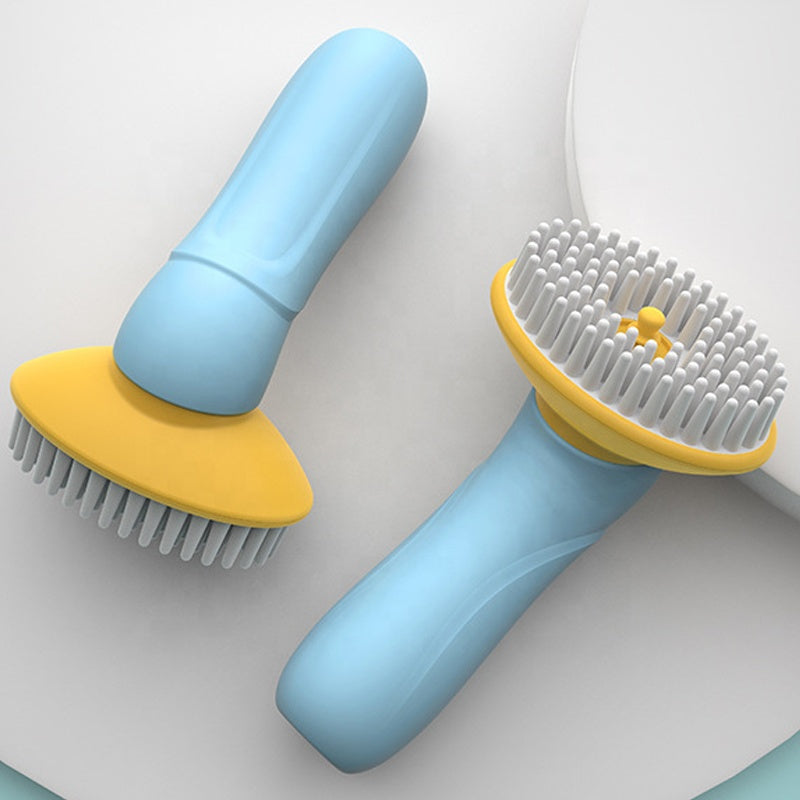 Pet Bath Brush for Gentle Foaming Coat Cleaning Tool