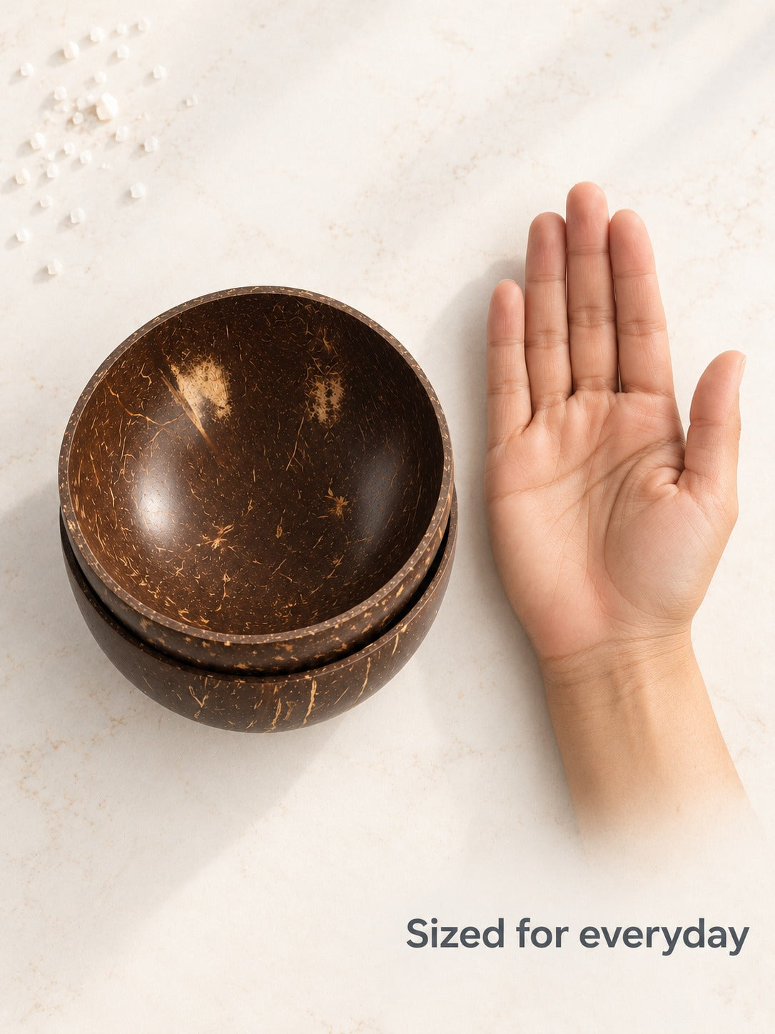 Handmade Coconut Shell Bowl: Plastic-Free Serveware