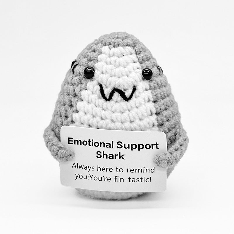 Handmade Knitted Gift Doll With Heartfelt Message