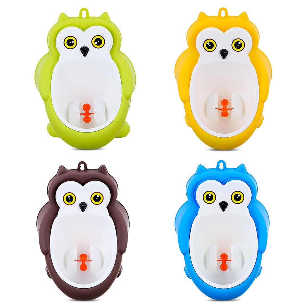Owl Potty Training Urinal for Boys | Spinning Target
