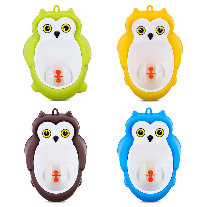 Owl Potty Training Urinal for Boys | Spinning Target