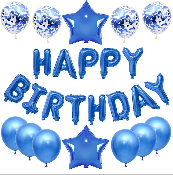 Birthday Letter Balloons Set for Photo-Ready Party Decor