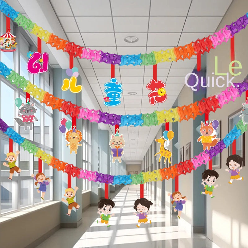 Children's Day Streamers & Animal Party Decorations