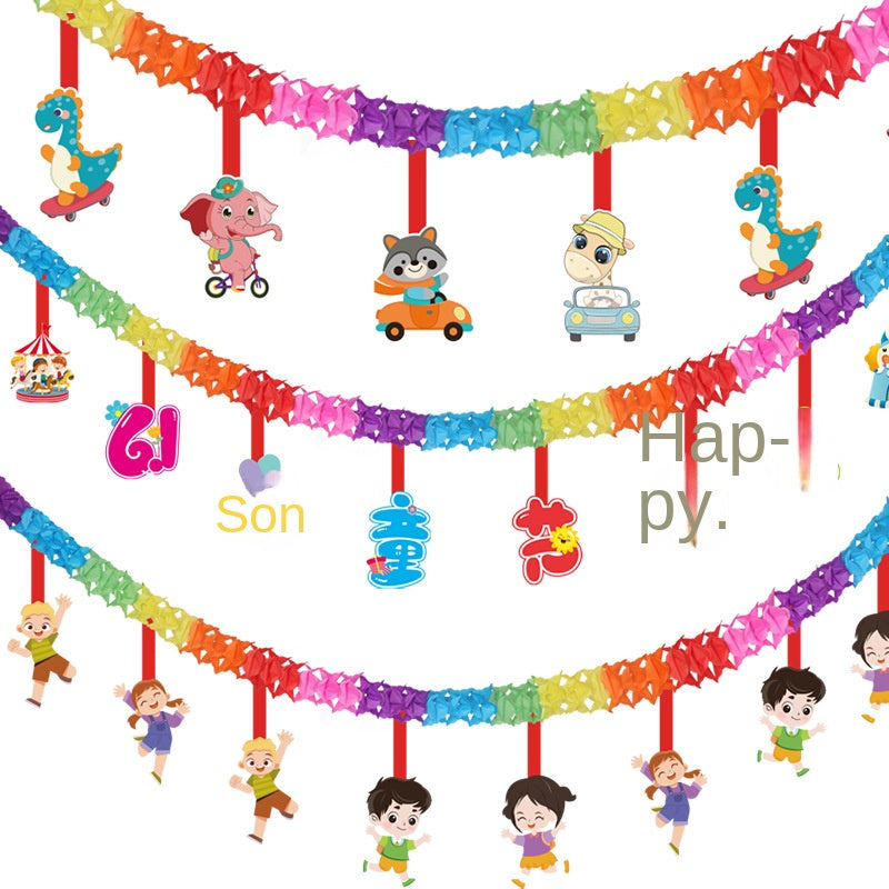 Children's Day Streamers & Animal Party Decorations