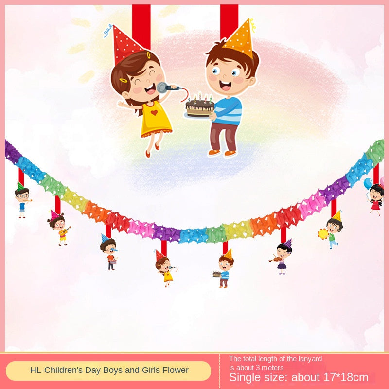 Children's Day Streamers & Animal Party Decorations