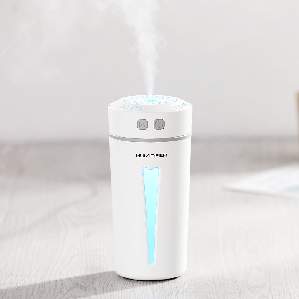 Mini USB Cool Mist Humidifier with Colorful LED Glow
