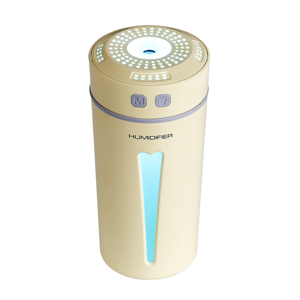 Mini USB Cool Mist Humidifier with Colorful LED Glow