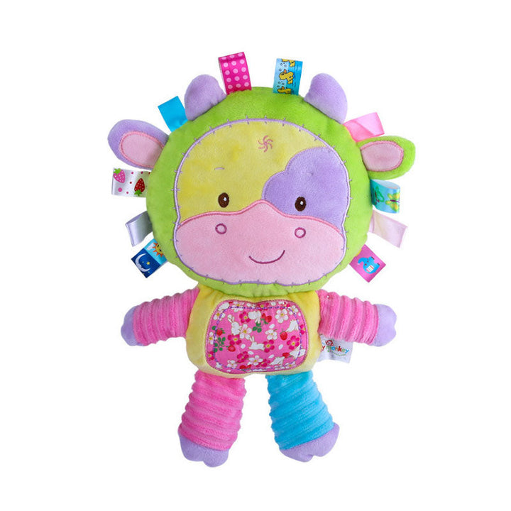 Baby Plush Rattle Toy for Sensory Play and Cuddles