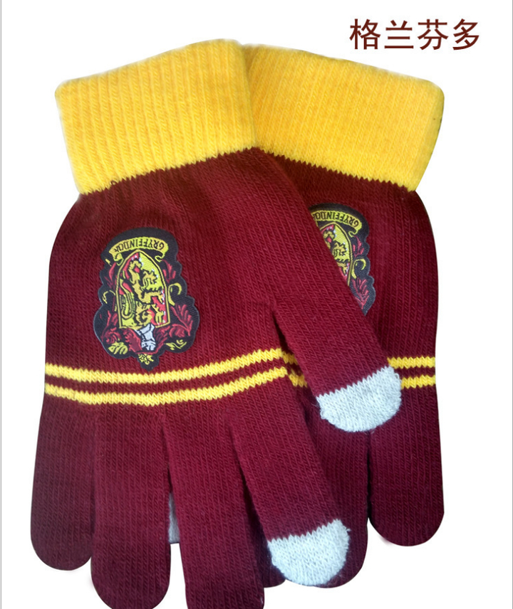Harry Potter Touchscreen Gloves for Cozy Winter Cosplay