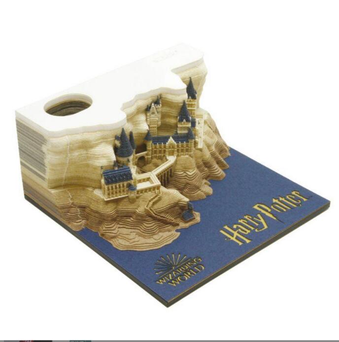 Harry Potter 3D Hogwarts Castle Decorative Memo Pad