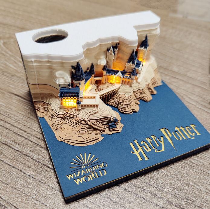 Harry Potter 3D Hogwarts Castle Decorative Memo Pad