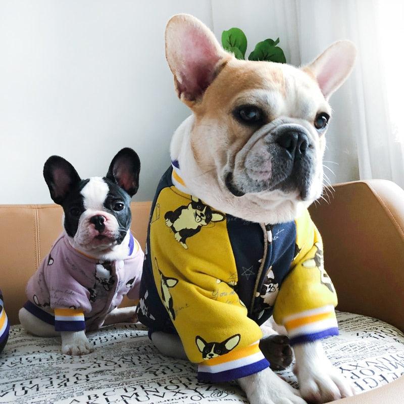 Dog Coat Warm Floral Padded Jacket for Cold Walks