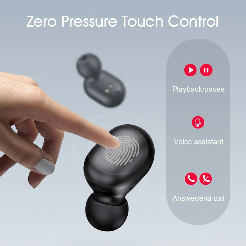 Wireless Earbuds with Touch Control and 12-Hour Battery