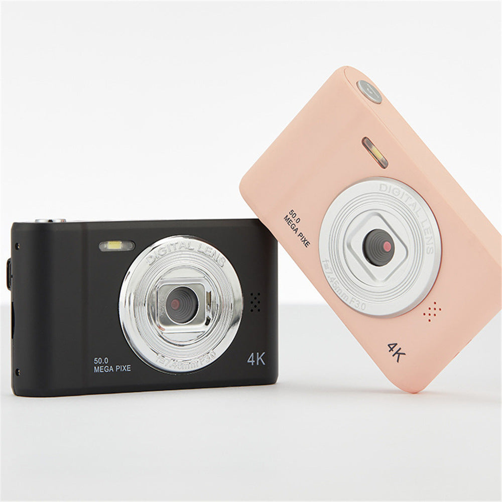 Retro Digital Camera: Pocket 4K Compact for Students